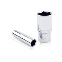 TOPTUL 3/8($) Dr. 6PT Deep Socket 7/16($)