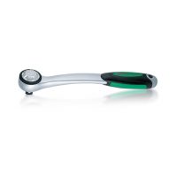 TOPTUL 3/8($) Dr. 72T Curved Reversible Ratchet w/Quick Release