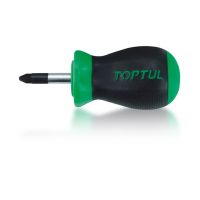 TOPTUL PZ1 x 25mm Stubby Anti-Slip Screwdriver