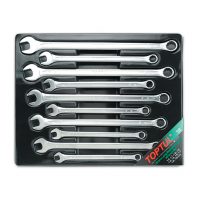 TOPTUL 10 Piece Metric Extra Long Combination Wrench Set