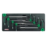 TOPTUL 8 Piece L-Type Hex Key Wrench Set