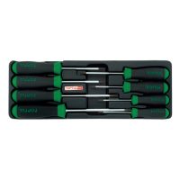 TOPTUL 8 Piece Star Anti-Slip Screwdriver Set
