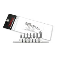 TOPTUL 7 Piece 3/8($) Dr. Imperial Hex Bit Set