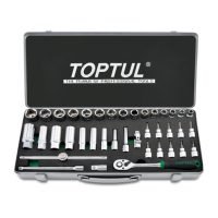 TOPTUL 39 Piece 3/8($) Dr. Socket Set