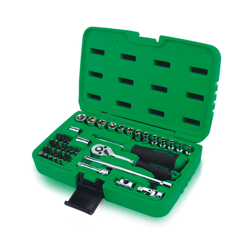 28189.jpg TOPTUL 41 Piece 1/4($) Dr. Flank Socket Set