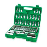 TOPTUL 60 Piece 3/8($) Dr. Metric Socket & Bit Set