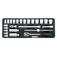 TOPTUL 25 Piece 3/8($) Dr. Socket Set