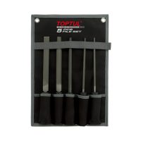 TOPTUL 5 Piece 8($) Engineering File Set in Pouch