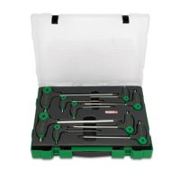 TOPTUL 9 Piece L-Type Star Driver Set