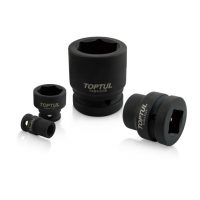 TOPTUL 1/2($) Dr. 6PT Flank Impact Socket 32mm($)