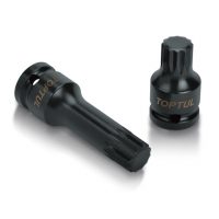 TOPTUL 3/4($) Dr. M18 Impact Spline Bit 105mm Long($)