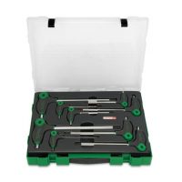 TOPTUL 9 Piece L-Type Ball End Hex Driver Set