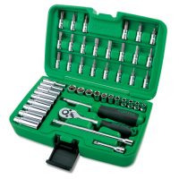 TOPTUL 46 Piece 1/4($) Dr. Flank Socket Set