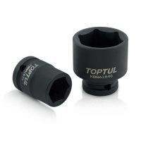 TOPTUL 1/2($) Dr. 6PT Flank Impact Socket 1-3/16($)